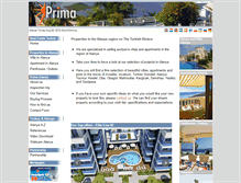 Tablet Screenshot of prima-alanya.com